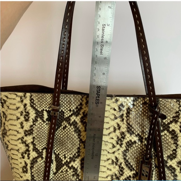 MK Collection phyton animal skin print bag - Picture 7 of 8